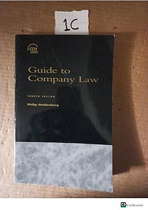 Guide To Company Law 4th Ed By Philip Goldenberg