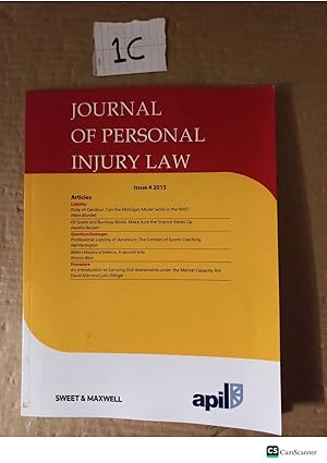 Journal Of Personal Injury Law 2014 Issue No 4