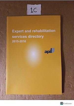 Expert And Rehabilitation Services Directory 2015-2016
