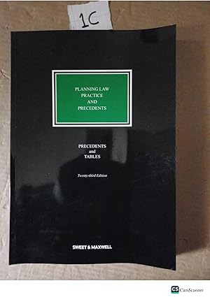 Planning Law Practice And Precedents 23rd Ed By Tromans And Turrall-Clarke
