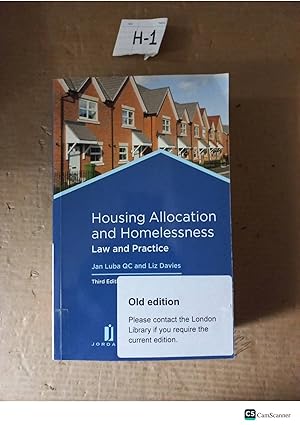 Housing Allocation And Homelessness Law And Practice 3rd Ed By Jan Luba And Liz Davies