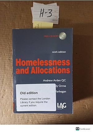 Homelessness And Allocations 9th Ed By Andrew Arden And Orme