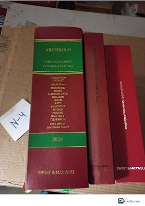 Archbold Criminal Pleading Evidence And Practice 2024 With Supplement And Sentencing Guidelines
