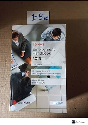 Tolley's Employment Handbook 2019 33rd Ed By Justice Slade