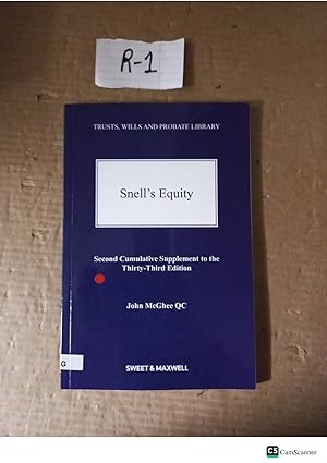Snell's Equity 2nd Cumulative Supplement To The 33rd Ed By John McGhee