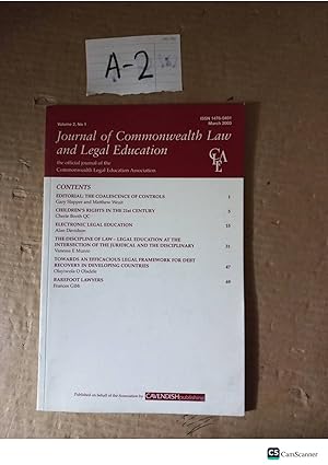 Journal Of Commonwealth Law And Legal Education 2003