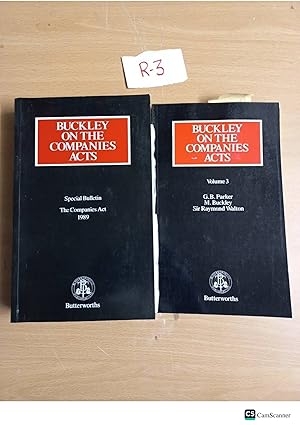 Buckley On The Companies Acts With Special Bulletin 1989 By Parker And Buckley