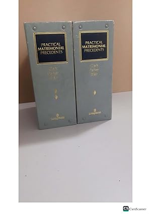 Practical Matrimonial Precedents Looseleaf By Peter Clark, Diana Parker and Bruce Blair