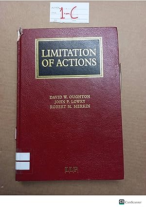 Limitation Of Actions By Oughton And Merkin