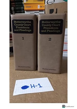 Butterworths County Court Precedents And Pleadings Looseleaf Vol 1 And 2