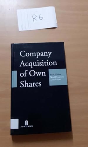 Company Acquisition of Own Shares Sixth Edition by Dougherty and Fairpo