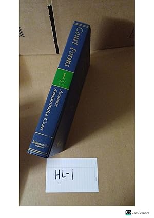 Court Forms Accounts Administrative Court 2016 Vol 1