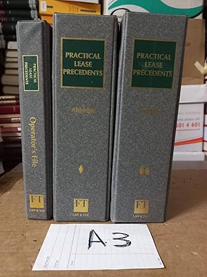 Practical Lease Precedents Looseleaf Vol 1, 2 By Aldridge