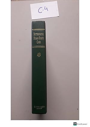 Butterworths Human Rights Cases 2021 Vol 49 By Lord Lester Of Herne Hill