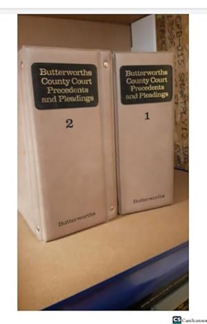 Butterworths County Court Precedents and Pleadings looseleaf full set of 2 volumes
