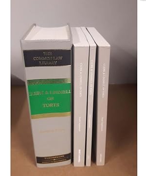 CLERK & LINDSELL ON TORTS 19th edition with supplements