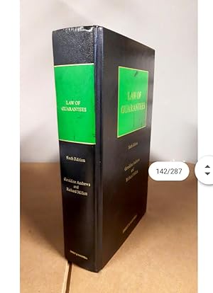 LAW OF GUARANTEES Sixth Edition Geraldine Andrews and Richard Millett