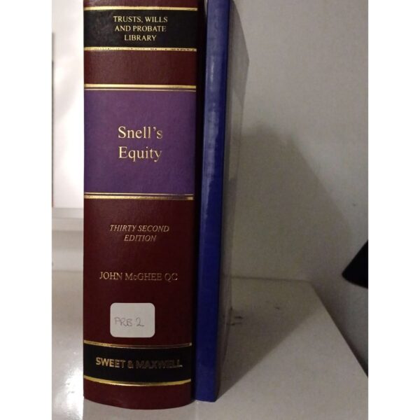 Snell's Equity 32nd Ed With Supplement By John McGhee Sweet And Maxwell