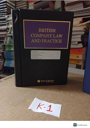 British Company Law And Practice Looseleaf