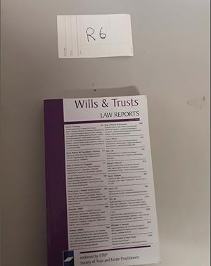 Wills and Trusts Law Reports