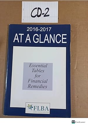 At a Glance Essential tables for Financial Remedies 2016-17