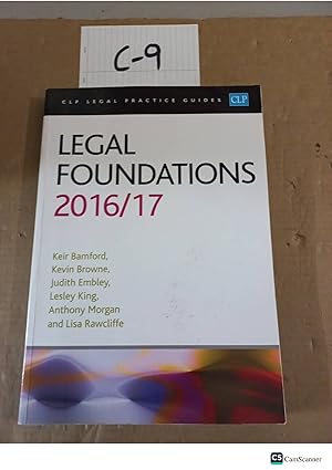 Legal Foundations 2016-17 by Bamford and Browne