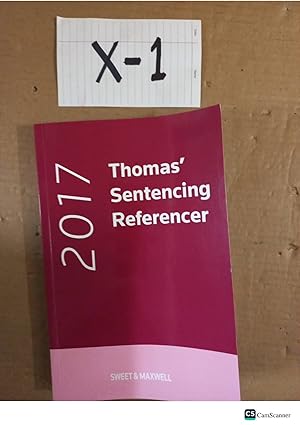 Thomas' Sentencing Referencer 2017