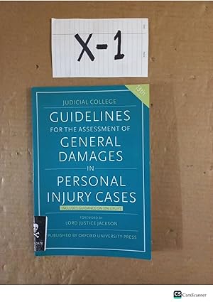 Guidelines For The Assessment Of General Damages In Personal Injury Cases 13th Ed Jackson