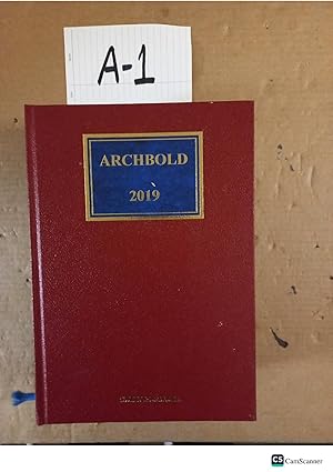 Archbold Criminal Pleading Evidence And Practice 2019