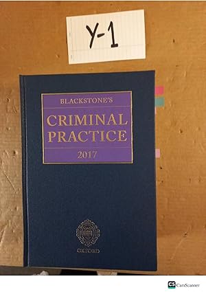 Blackstone's Criminal Practice 2017