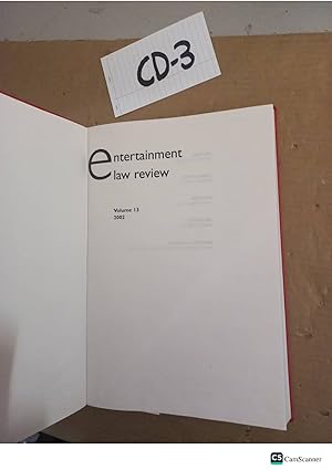 Entertainment Law Review 2002 Vol 13