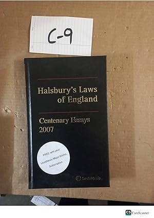 Halsbury's Laws Of England Centenary Essays 2007