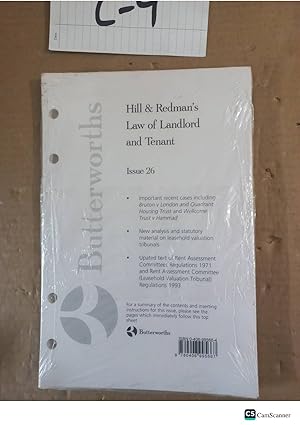 Hill And Redman's Law Of Landlord And Tenant Issue No 26 Looseleaf