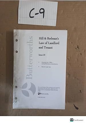 Hill And Redman's Law Of Landlord And Tenant Issue No 23 Looseleaf