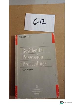 Residential Possession Proceedings 3rd Ed By Gary Webber