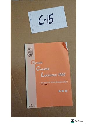 Crash Course Lectures 1995 By R F Snow