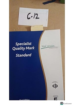 Specialist Quality Mark Standard 1st Ed