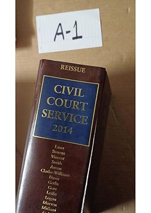 Civil Court Service 2014 Reissue By Laws, Stevens And Vincent
