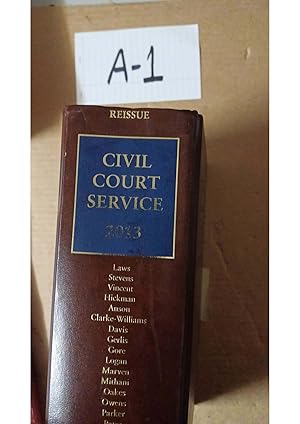 Civil Court Service 2013 Reissue By Saville Laws And Stevens