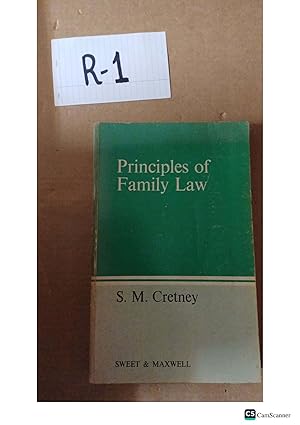 Principles of Family Law by S. M. Cretney