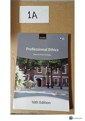 Professional Ethics 16th by Robert McPeake