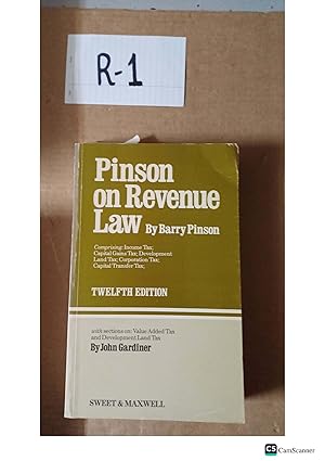 Pinson on Revenue Law 12th By Barry Pinson