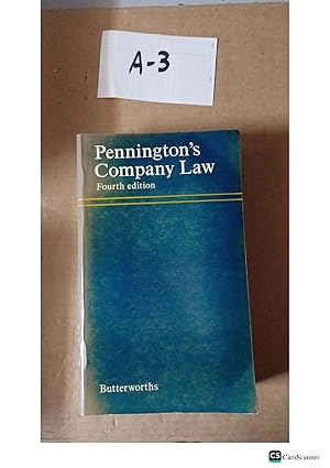 Pennington's Company Law 4th Ed