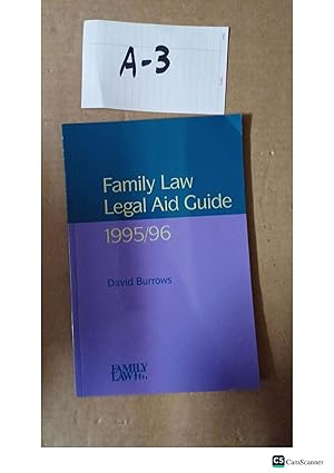Family Law Legal Aid Guide 1995/96 by David Burrows