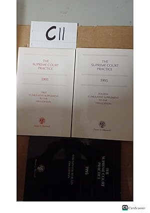 The Supreme Court Practice 1995 1st Comulative To 4th Comulative Supplement To The 1995 Edition Volumes 1 & 2