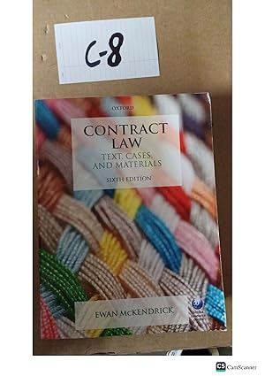Contract Law: Text, Cases, and Materials 6th Edition by Ewan McKendrick