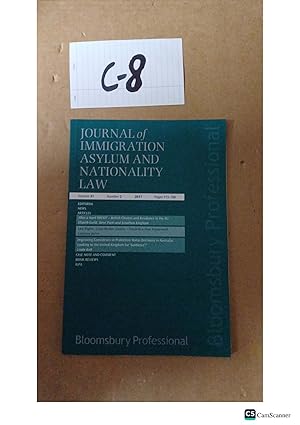 Journal of Immigration, Asylum and Nationality Law by Kiran Goss