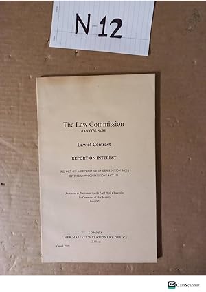 Law Of Contract Reports On Interest
