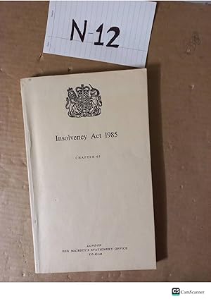 Insolvency Act 1985 Chapter 65