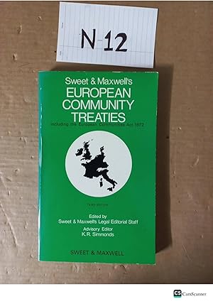 European Community Treaties 3rd Ed By Simmonds